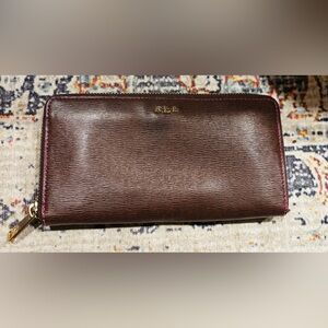 Ralph Lauren Brown Leather Wallet